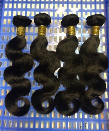 Body Wave Human Hair Three Bundles With 13*6 Lace Closure 1 pieces /Set 13*6 Lace Closure With Three Body Wave Human Hair Bundles