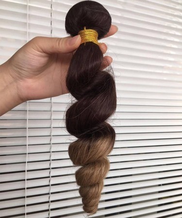 Loose Wave Human Hair Three Bundles With 2*6 HD Lace Closure 1 pieces /Set 2*6 HD Lace Closure With Three Loose Wave Human Hair Bundles