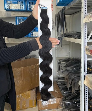 Body Wave Double Drawn Human Hair Extensions 180% Density Double Drawn Extensions Body Wave Human Hair 10-30 Inches For Sale