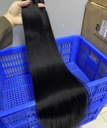 Straight Wave Human Hair Four Bundles With 2x6 HD Lace Closure 1 pieces /Set 2x6 HD Lace Closure With Four Straight Wave Human Hair Bundles
