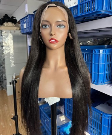 Straight Wave HD Lace Frontal Wigs 250% Destiny 360 HD Lace Wigs Straight Wave Human Hair 10-30 Inches For Sale
