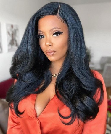 Coarse Yaki Straight Human Hair Three Bundles With 5*5 Lace Closure 1 pieces /Set 5*5 Lace Closure With Three Coarse Yaki Straight Human Hair Bundles