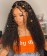 Kinky Curly Human Hair Three Bundles With 2*6 Lace Closure 