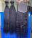 Kinky Straight Human Hair Three Bundles With 4*4 Lace Closure 